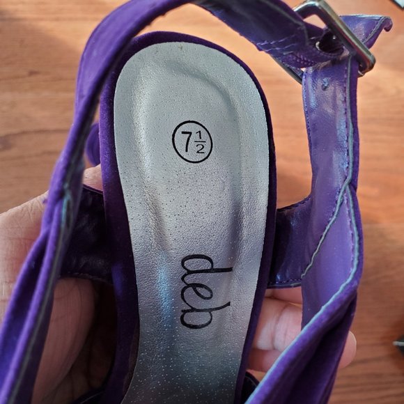 Deb Purple Heels - Picture 8 of 10